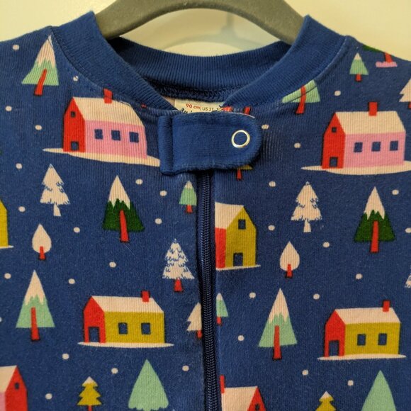 Hanna Andersson Holiday Christmas Long John Pajama Set 3T - Picture 2 of 9